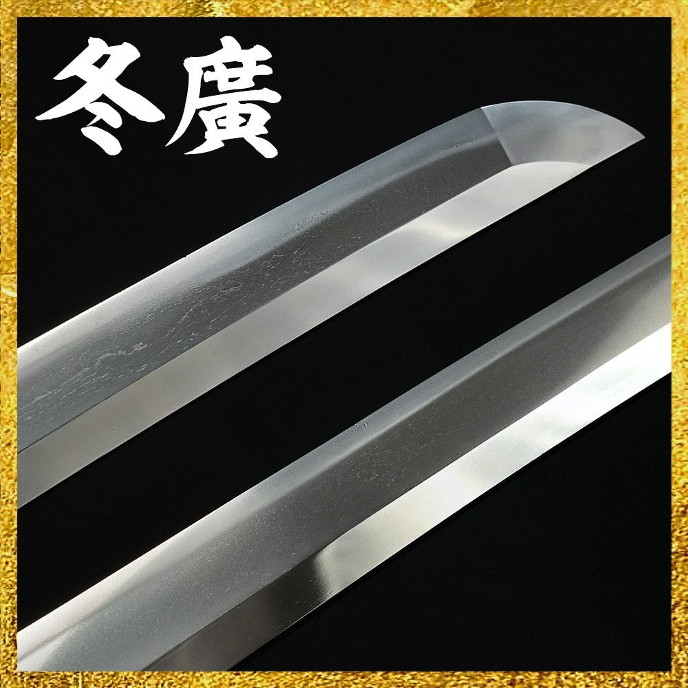 Japanese Sword Wakizashi Shirasaya Geishū-jū Fujiwara Fuyuhiro 21.14 in NBTHK4