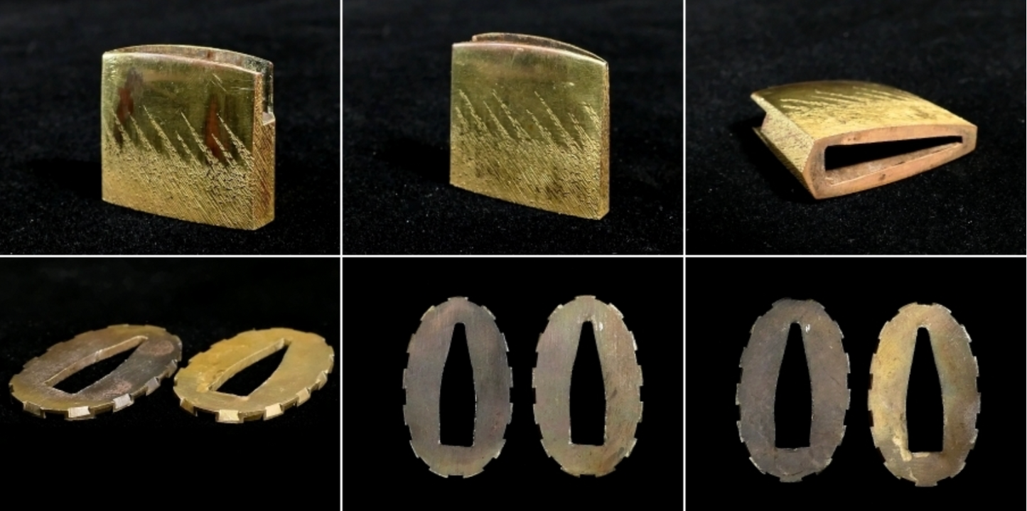 Japanese Katana Unsigned Mumei Tsuba-Tōryūsai Wakizashi Koshirae 12.63 in17