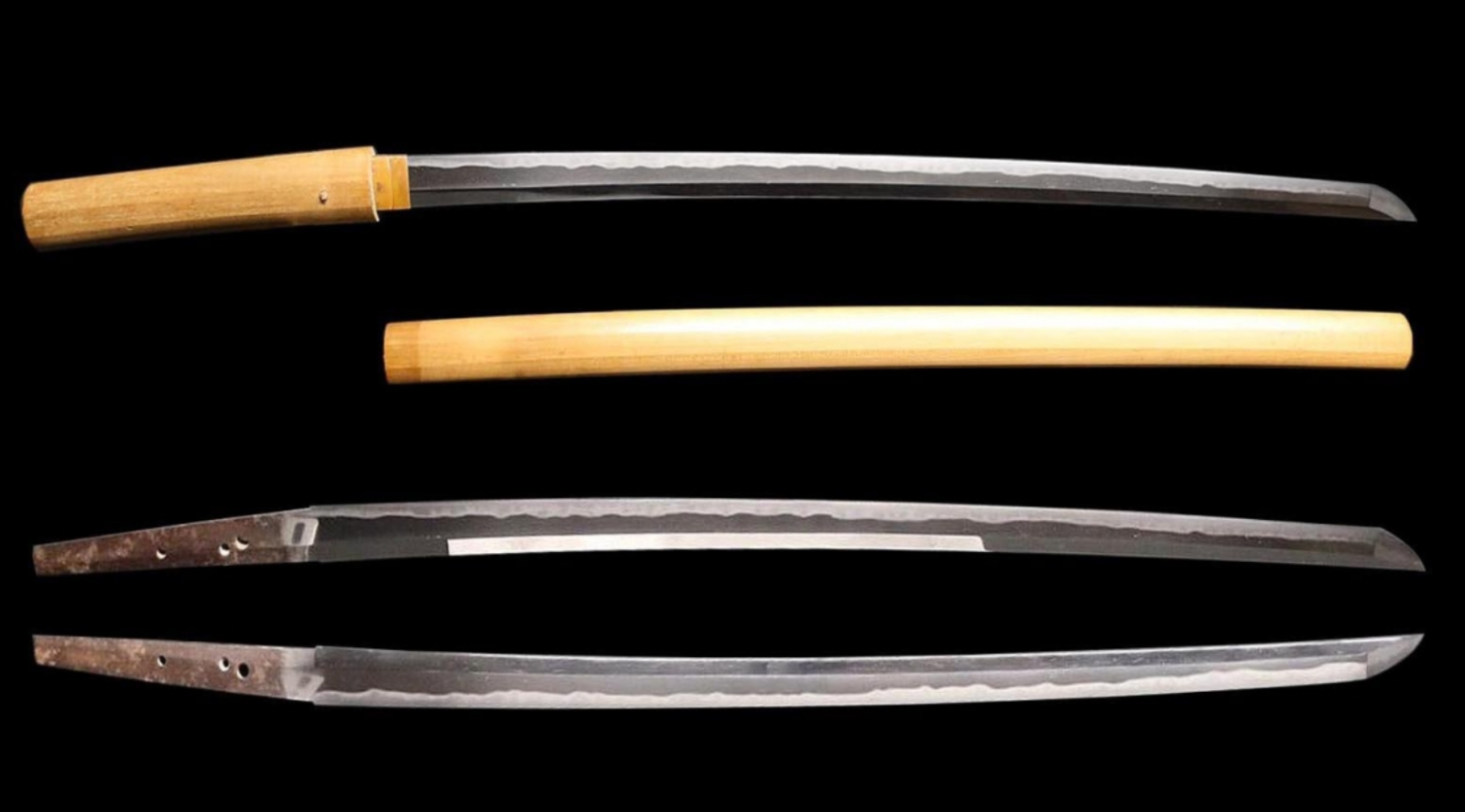 Japanese Sword "Chounsai Koretoshi" Antique Wakizashi 28.14 in From Japan NTHK3