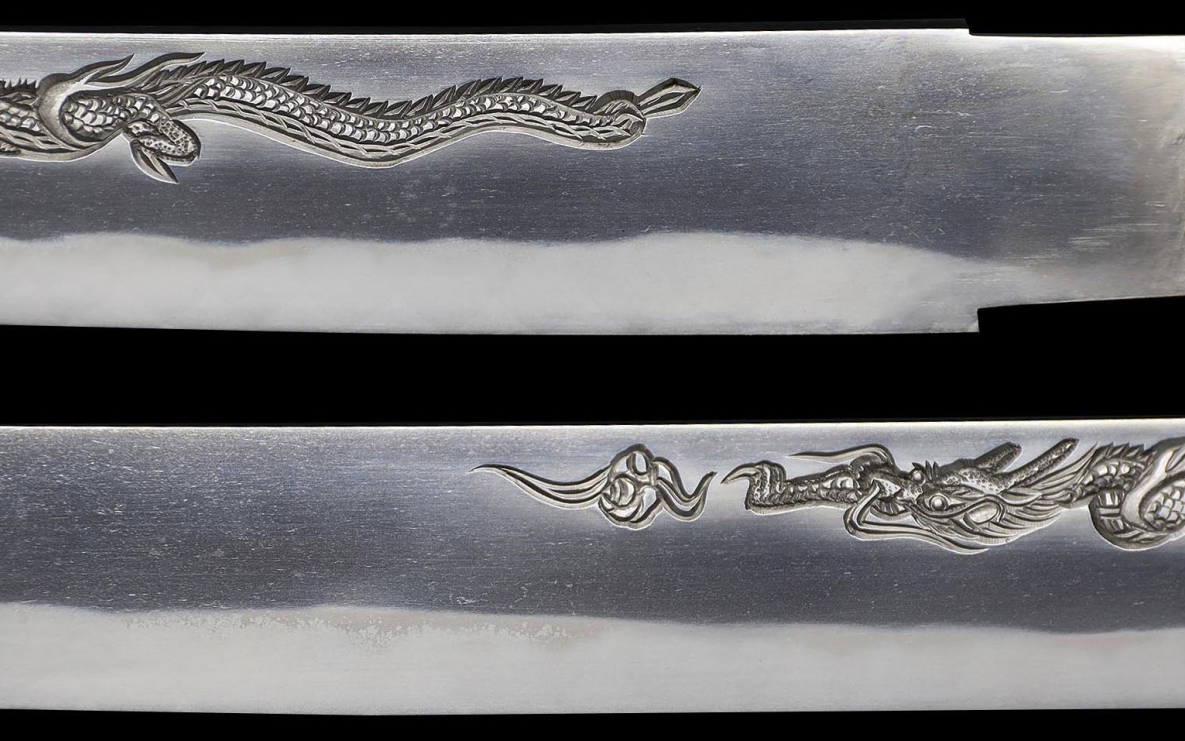 Japanese  Antique  Katana Kamei Syohei Koshirae Sirasaya 28.07 in7