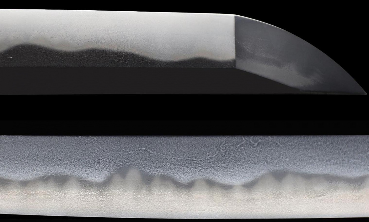 Japanese  Antique  Katana  Fukuokazyu Munehiro Koshirae Shirasaya 29.48 in15