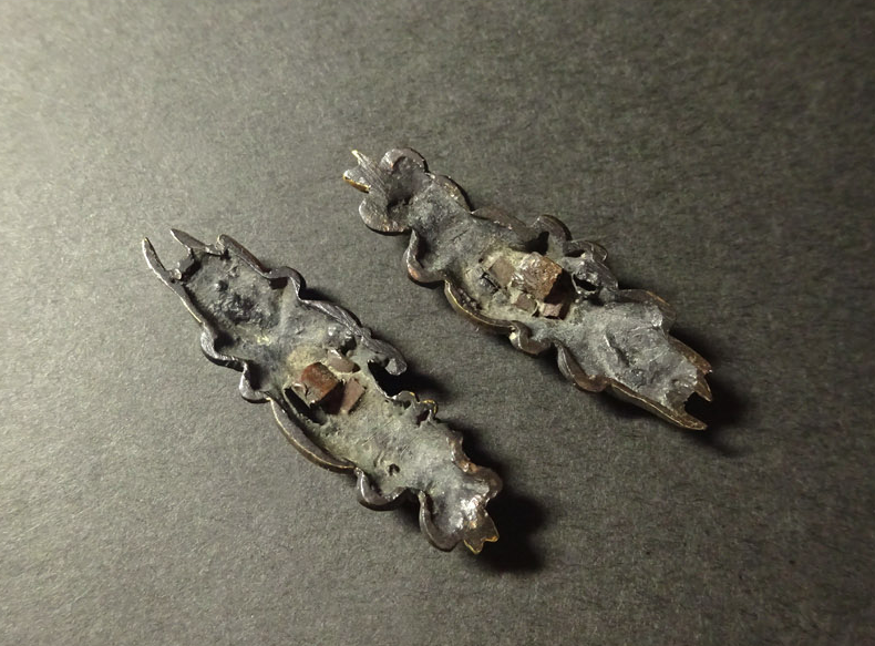 Menuki Japanese Accessory "Rahuku" 1.63 in9