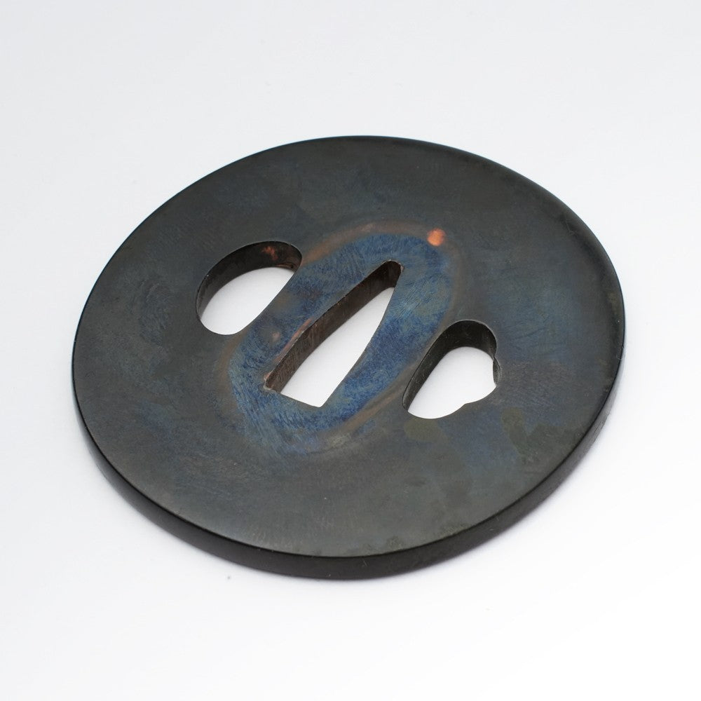 Tsuba Japanese Sword Accessory Presented 2.58 in From Japan3