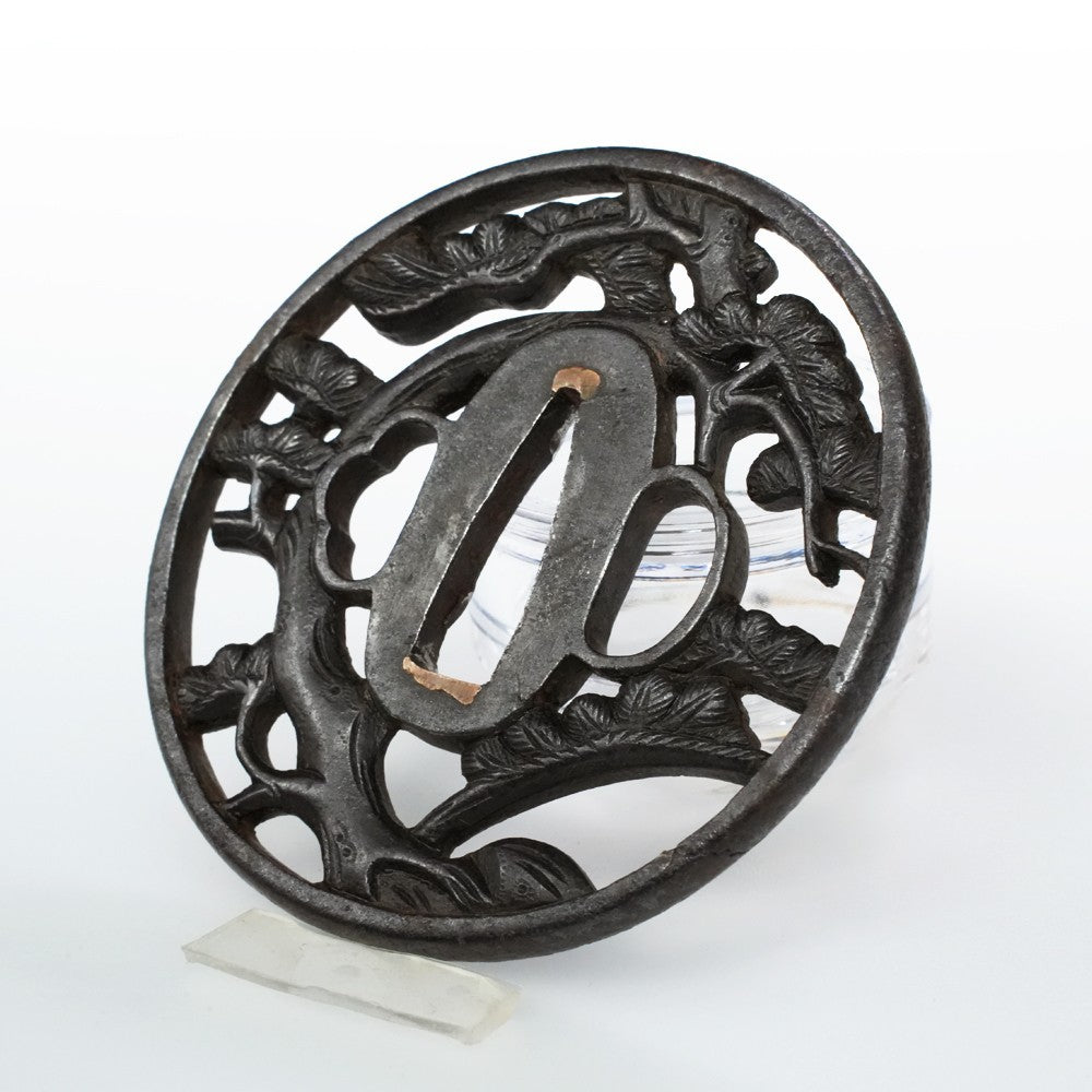 Tsuba Japanese  Accessory Matsuki Toru 3.06 in2