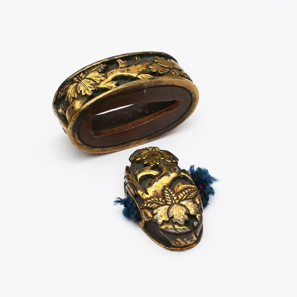 Futigashira Japanese Sword Accessory ”Paulownia” 1.35 in1