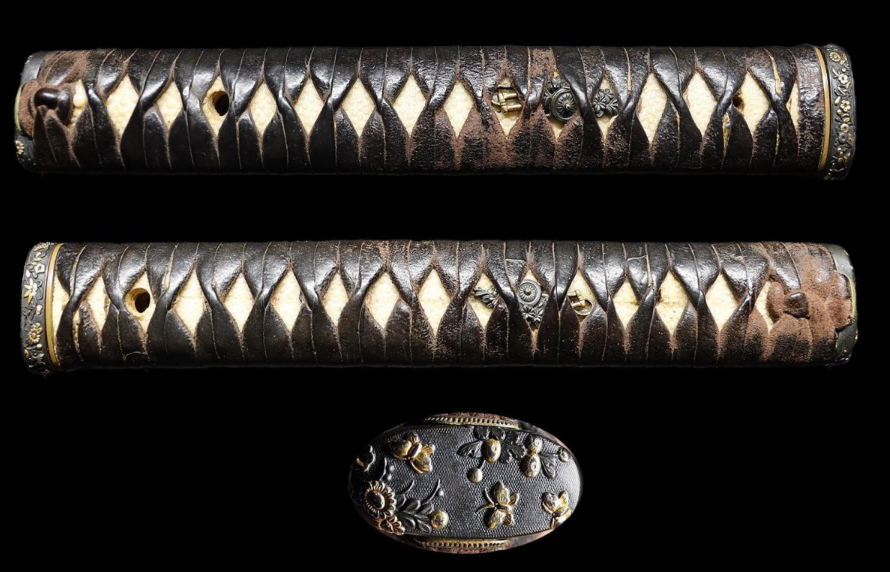Japanese Sword Antique "Shirō Kunimitsu of Komiya" Katana Shirasaya 28.62 in12
