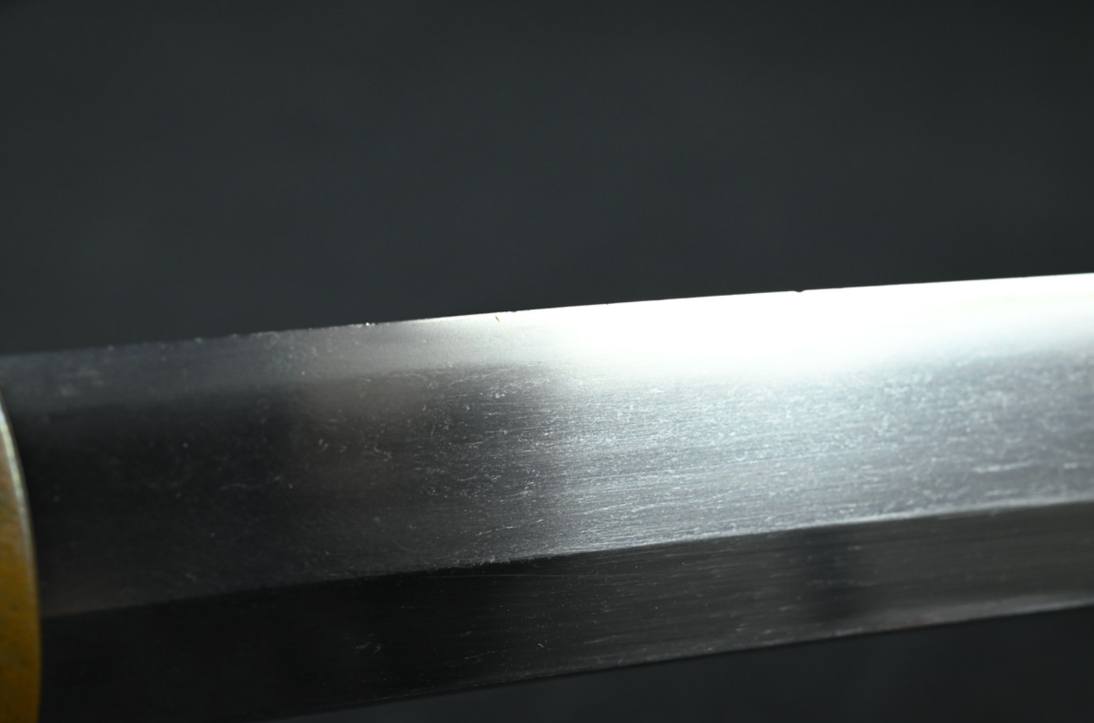Japanese Antique Sword Katana Shirasaya "Kanenobu" Notareba Mokume-hada 23.89 in19