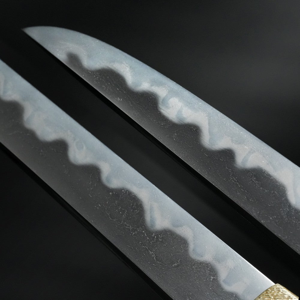 Japanese Samurai Sword Antique Tanto Shirasaya "Kanetsugu" 9.88 in2