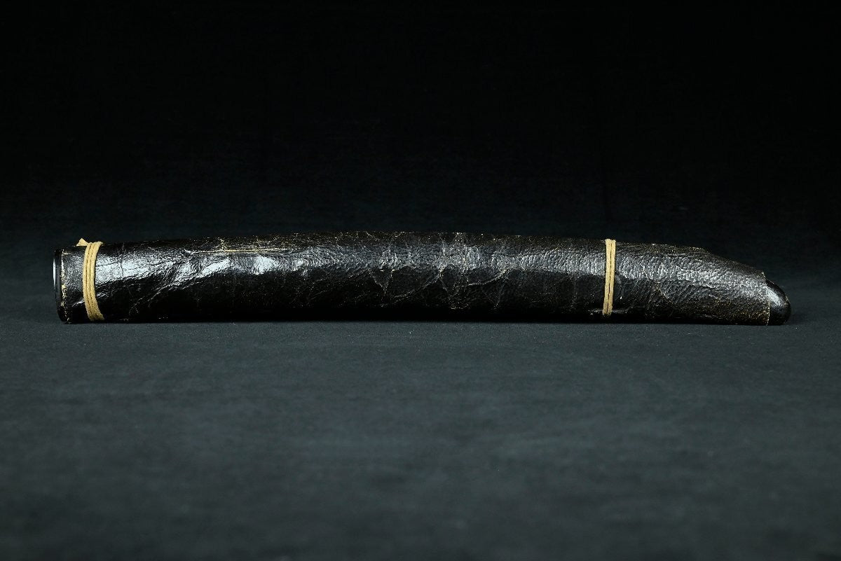 Japanese Sword Antique "Nidai Ten'ichi" Notareba Wakizashi Koshirae 14.33 in3