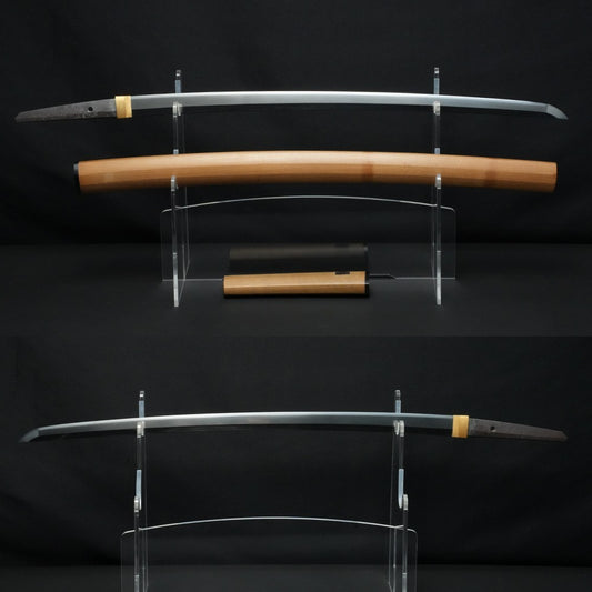 Japanese Katana "Inaba kuni-jū Fujiwara Kanesaki" Wakizashi 22.7 in NBTHK0