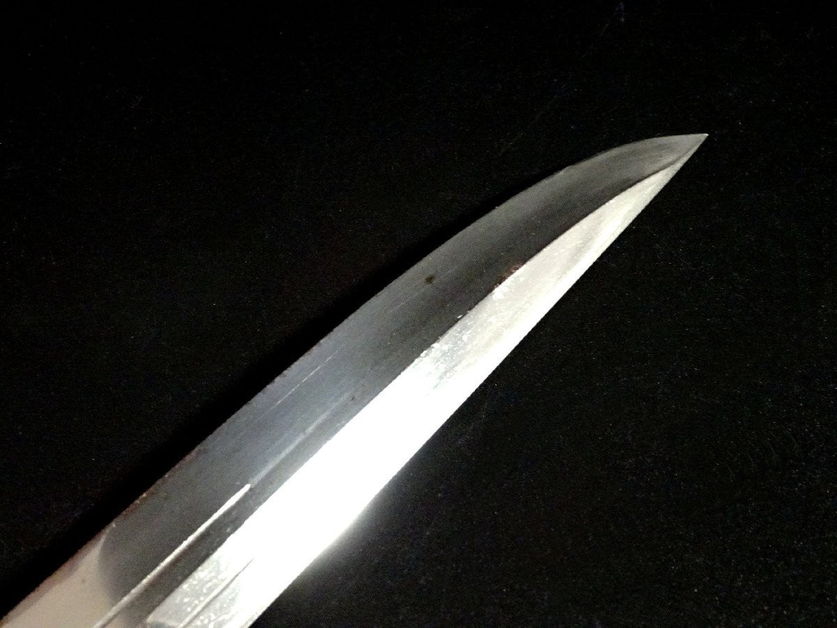 Japanese Sword Antique "Hizenkoku Ju Tadanori" Tanto Koshirae 8.26 in From Japan4