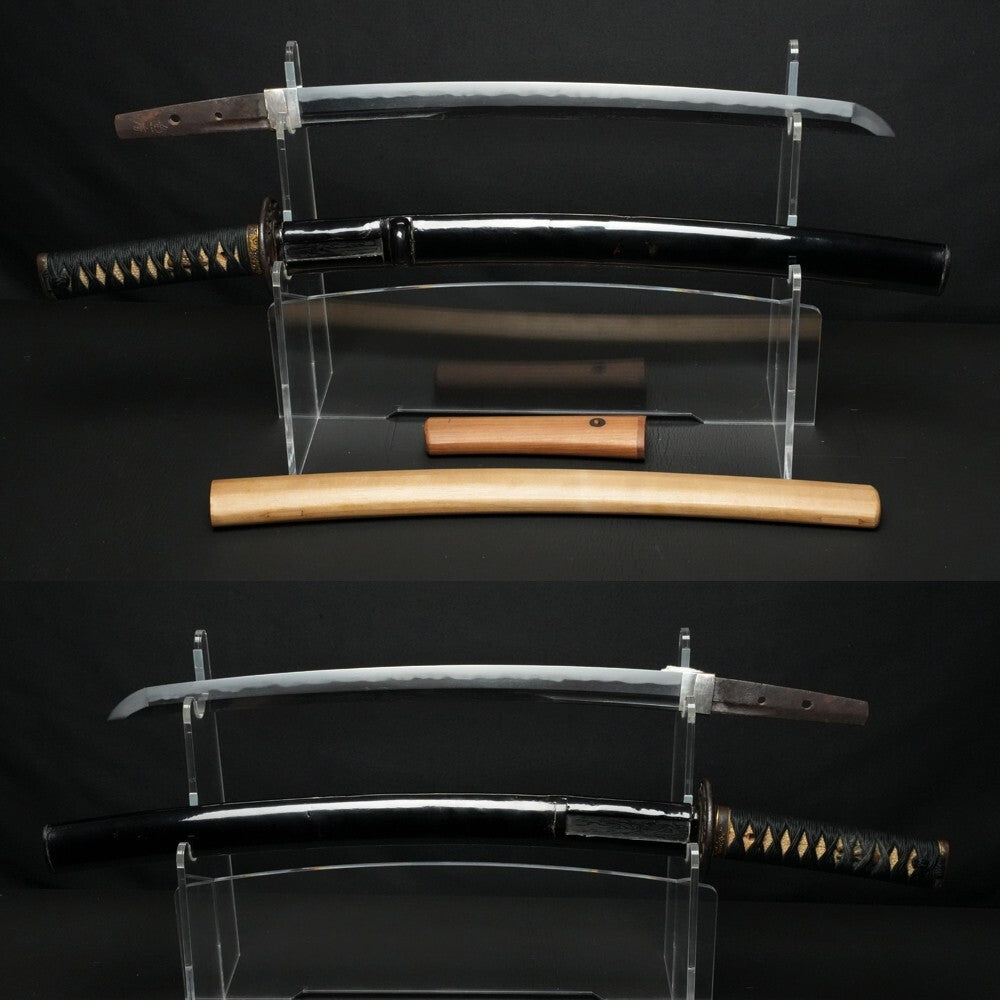 Japanese Sword Antique "Kanefusa" Wakizashi Koshirae 22.83 in From Japan Samurai0