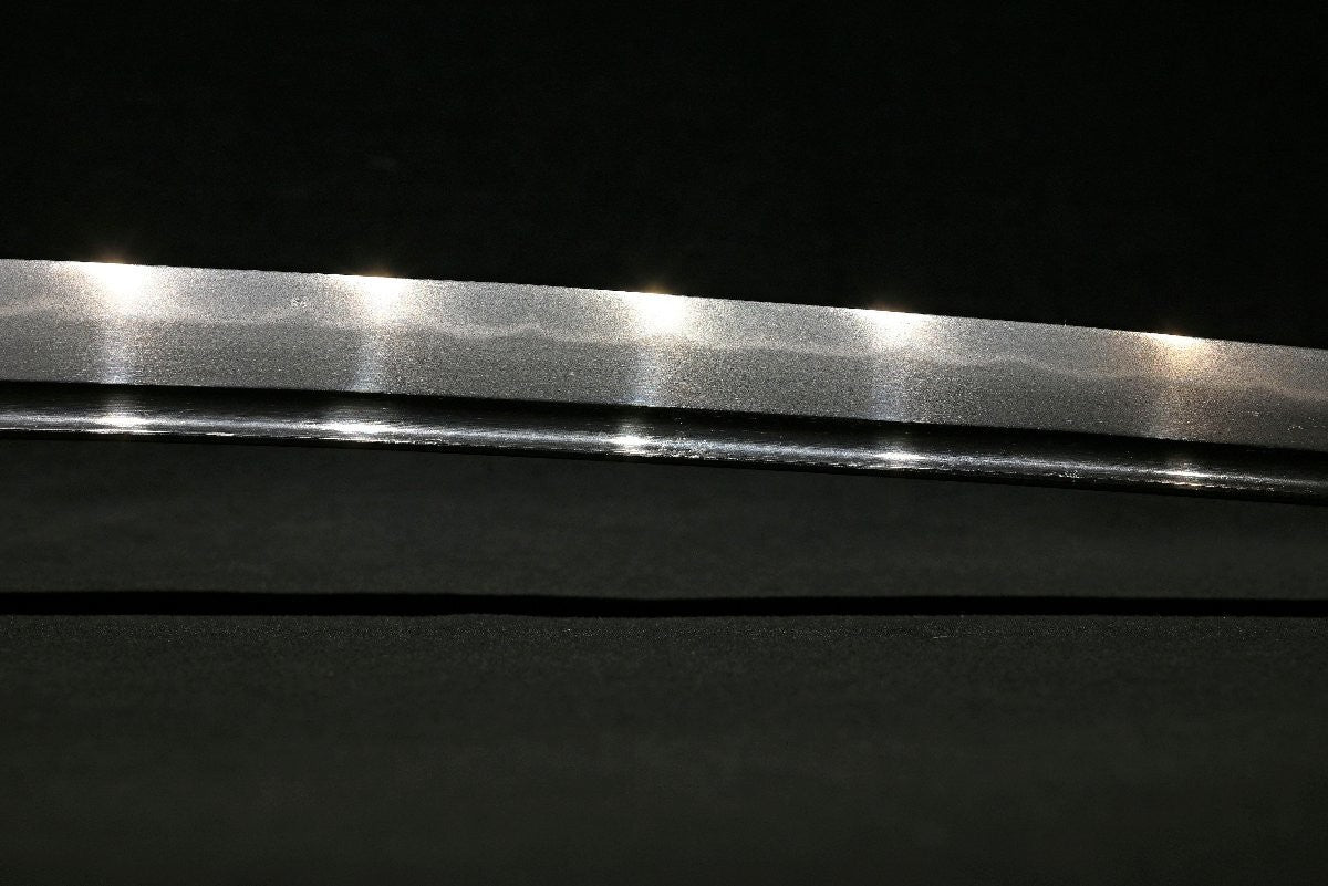 Japanese Sword Antique Unsigned Notare ni gunome hamon Katana Shirasaya 24.88 in7