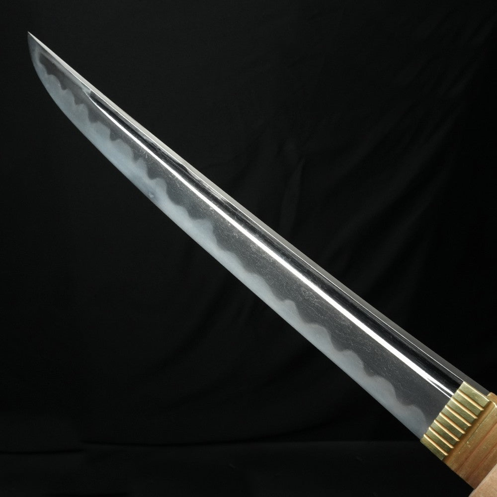 Japanese Sword Antique Bishu Osafune Norimitsu" Wakizashi Shirasaya 12.04 in8