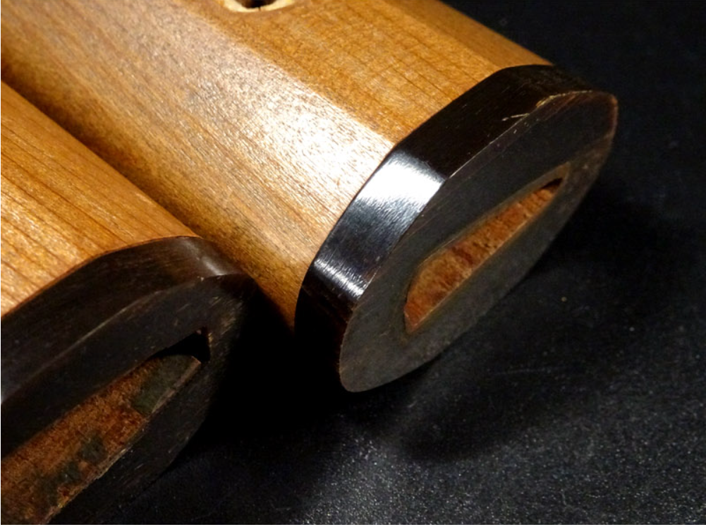 Japanese Samurai Sword Antique Tanto Nobukuni White scabbard mounting 10 in11