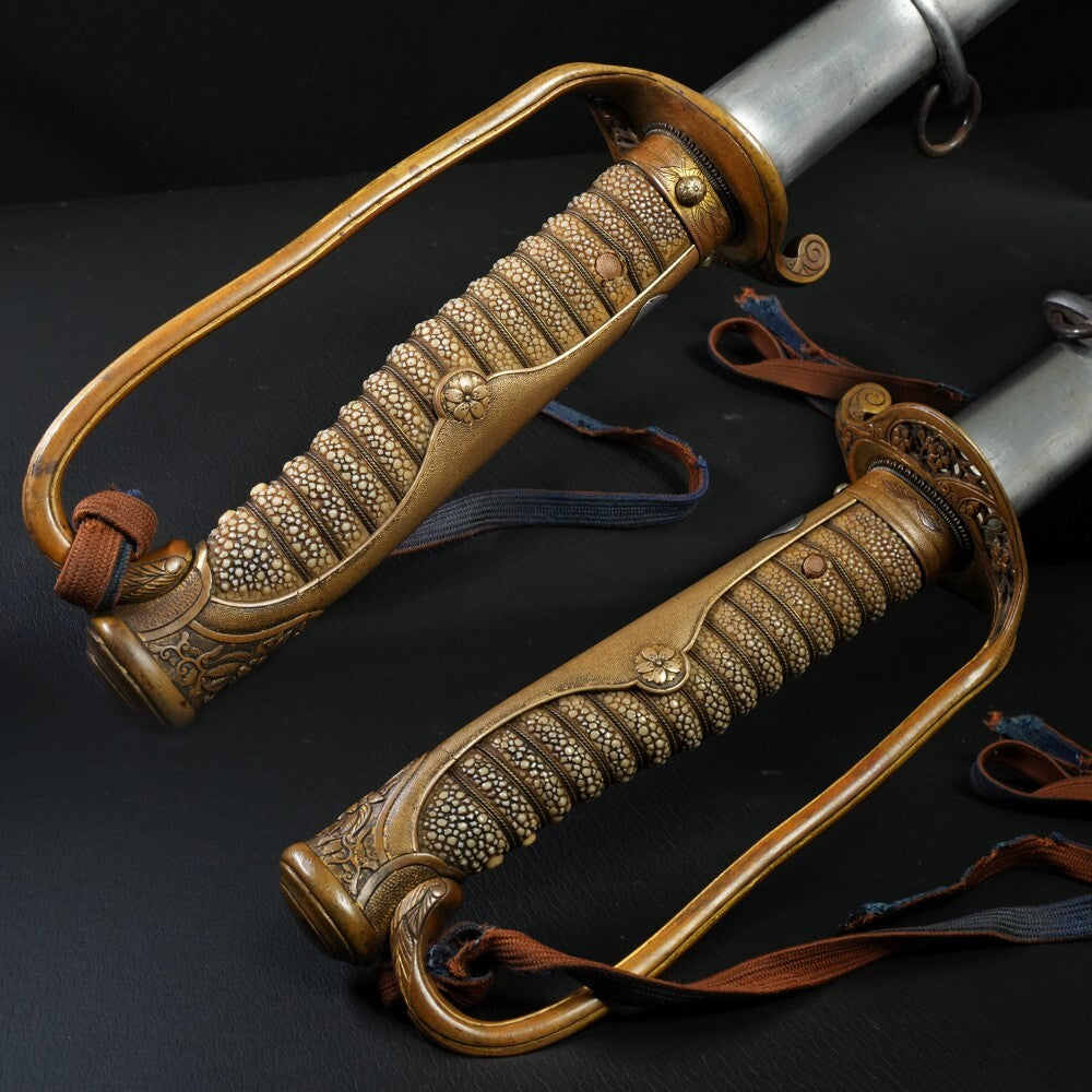 Japanese Saber-Style Koshirae Antique Unsigned 25.07in from Japan Katana Samurai8