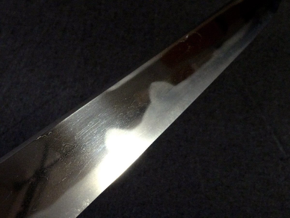 Japanese Sword Antique "Echizen Daijo Minamoto Kunisada"  Tanto Shirasaya Katana5