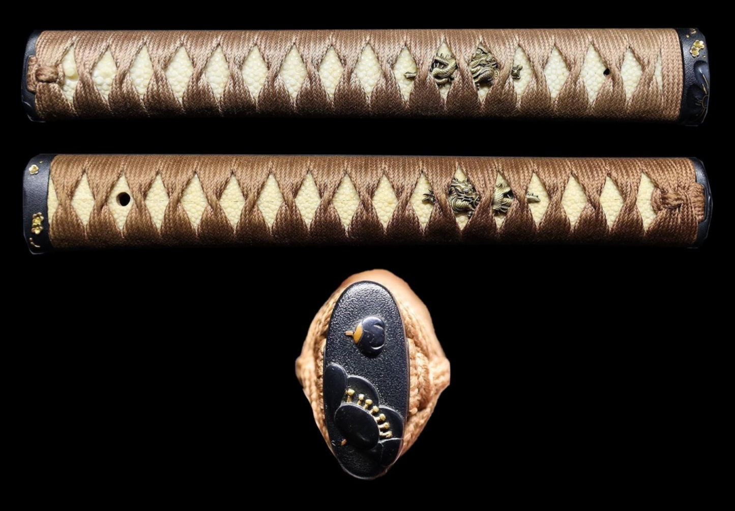 Japanese Sword Antique "Hizenkoku ju Kazuyoshi" Katana Shirasaya 28.62 in17