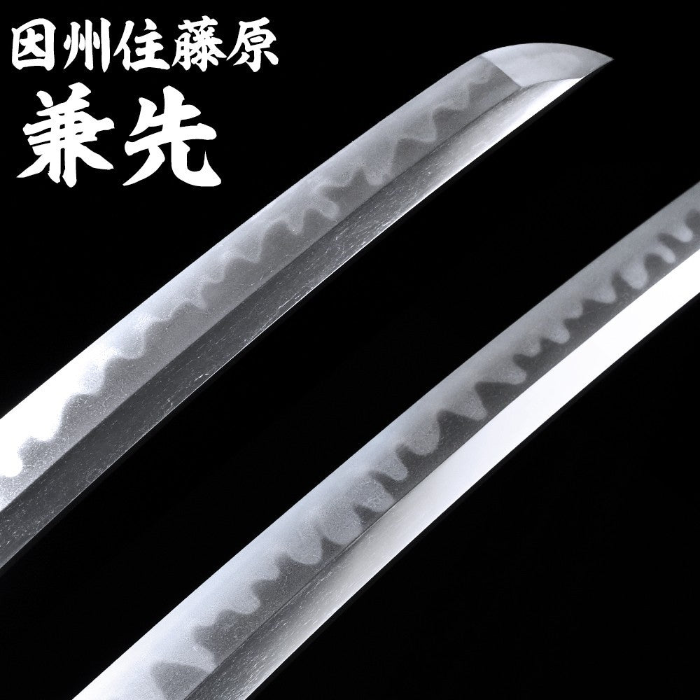 Japanese Sword Katana Koshirae Inshū-jū Fujiwara no Kanesaki 24.56 in NBTHK0