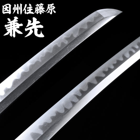 Japanese Sword Katana Koshirae Inshū-jū Fujiwara no Kanesaki 24.56 in NBTHK0