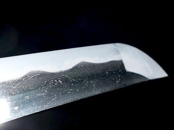 To Alexander, Japanese Antique Wakizashi Sword Shirasaya Mumei 18.07in from Japan