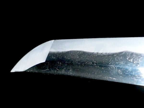 To Alexander, Japanese Antique Wakizashi Sword Shirasaya Mumei 18.07in from Japan