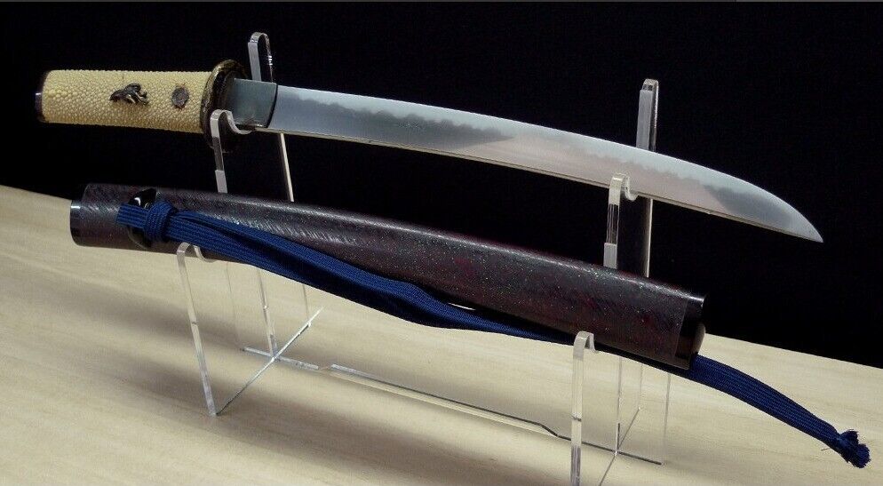 Japanese Sword Antique Wakizashi Koshirae 横山賀介藤原朝臣祐永 12 inch From Japan Katana