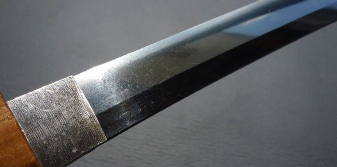Japanese Sword Antique Tanto Shirasaya 中川左平太 Heita 9.1 inch From Japan Katana