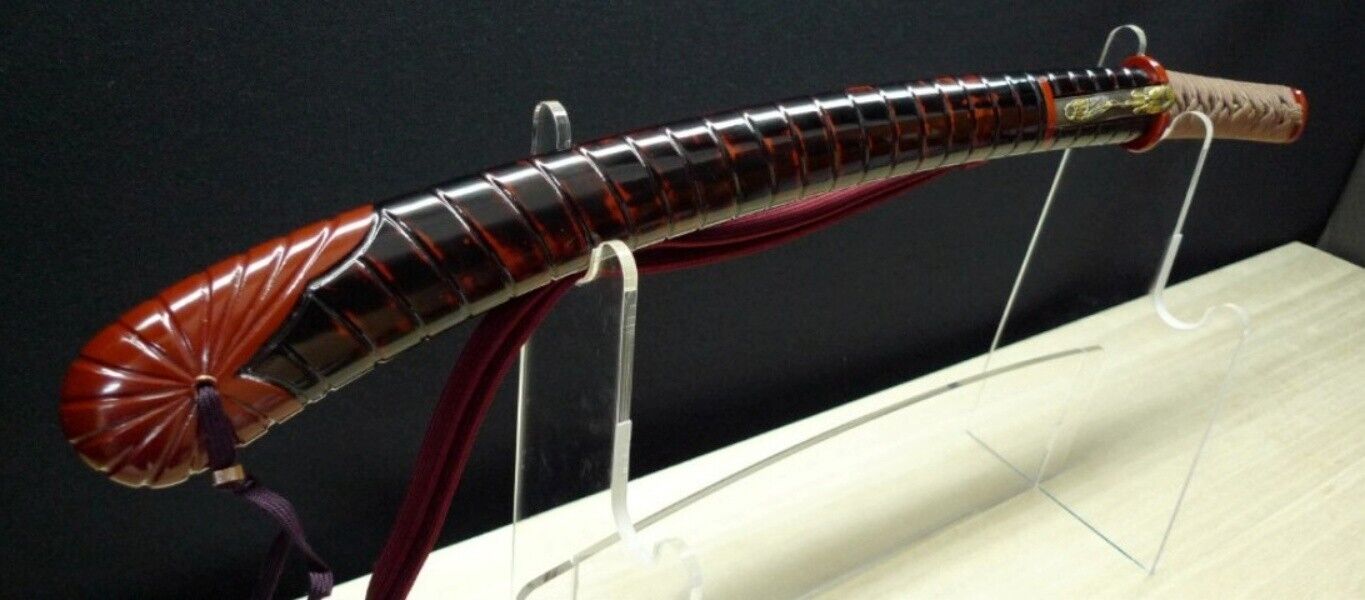 Japanese Sword Antique Wakizashi Shirasaya 宇多国宗 Sou 17 inch From Japan Katana
