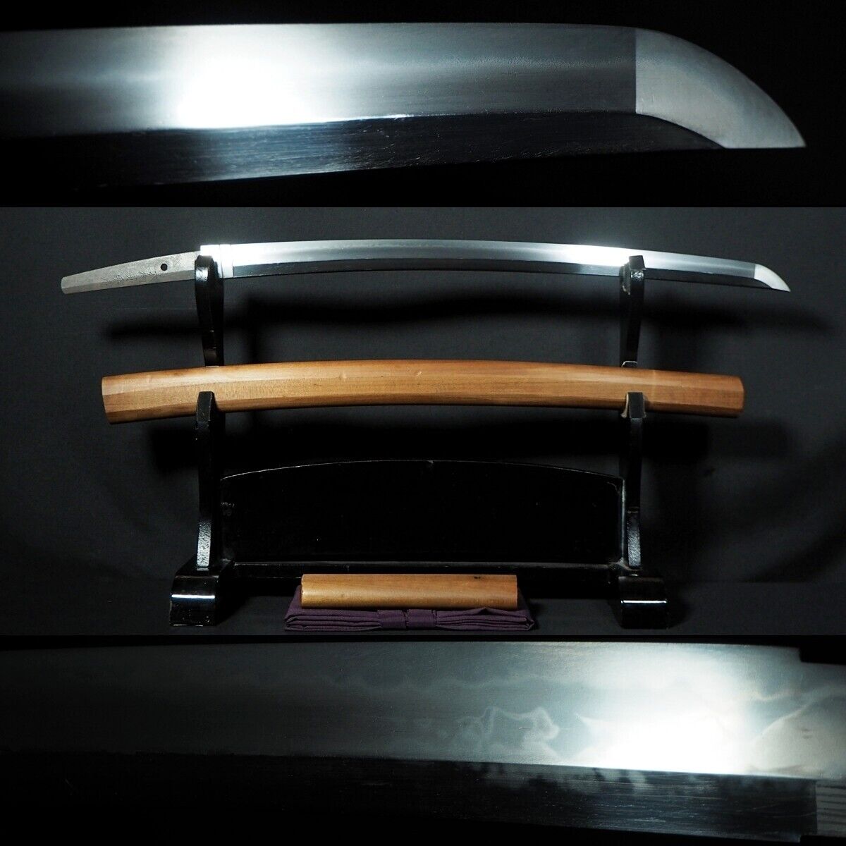 Japanese Sword Antique Wakizashi Shirasaya 大和守安定 20 inch From Japan Katana