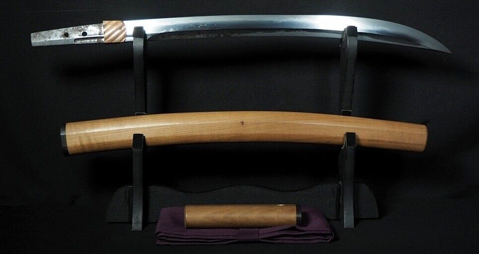 Japanese Sword Antique Wakizashi Shirasaya 無銘 Mumei 16.3 inch From Japan Katana