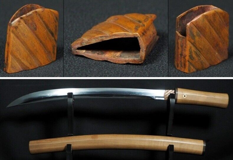 Japanese Sword Antique Wakizashi Shirasaya 無銘 Mumei 16.3 inch From Japan Katana