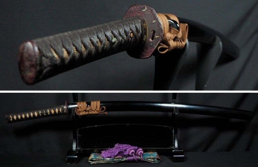 Japanese Sword Antique Wakizashi Koshirae 無銘 Mumei 24.6 inch From Japan Katana