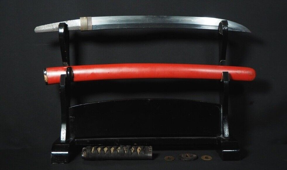 Japanese Sword Antique Wakizashi Koshirae 氏雲作 15.3 inch From Japan Katana