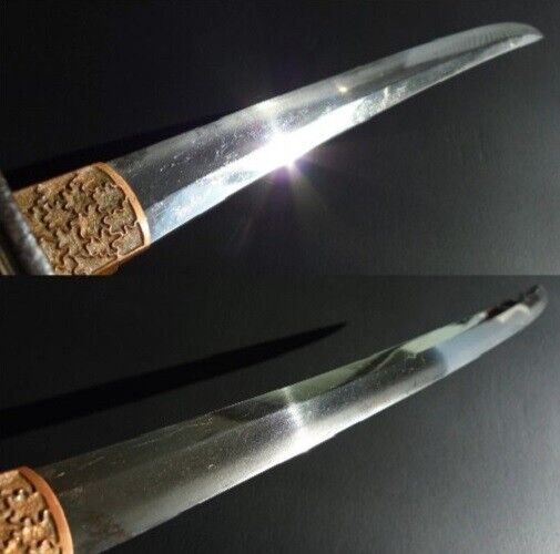 Japanese Sword Antique Wakizashi Koshirae 無銘 Mumei 14.8 inch From Japan Katana